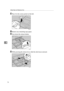 Page 82Adding Paper and Replacing Toner
76
6
JPlace it in the corner pocket on the left.
KRemove any remaining copy paper.
LPress down the release button.
MWhile pressing the release lever, slide the side fences outward.
ASB020S
ASB021S 