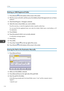 Page 112Deleting an SMB Registered Folder
1.Press [Home] () at the bottom of the screen in the center.
2. Flick the screen to the left, and then press the [Address Book Management] icon on Home
screen 4.
3. Check that [Program / Change] is selected.
4. Select the name whose folder you want to delete.
Press the name key, or enter the registered number using the number keys.
You can search by the registered name, user code, fax number, folder name, e-mail address, or IP- Fax destination.
5. Press [Folder].
6....