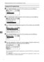 Page 228Registering Addresses and Users for Facsimile/Scanner Functions
220
7
Changing the NCP registered folder
ASelect [System Settings] using {U} or {T}, and then press the {OK} key.
BSelect [Administrator Tools] using {U} or {T}, and then press the {OK} key.
CSelect [Address Book Management] using {U} or {T}, and then press the {OK}
key.
DSelect [Program/Change] using {U} or {T}, and then press the {OK} key.
EEnter the registration number you want to change using the number keys
or the Quick Dial keys, and...