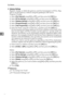 Page 88Fax Features
80
4
❖Gateway Settings
Register, change, or delete the gateway used for transmission to IP-Fax. Reg-
ister to use the gateway without using the gatekeeper/SIP server.
Program/Change:
ASelect [Fax Features] using {U} or {T}, and then press the {OK} key.
BSelect [IP-Fax Settings] using {U} or {T}, and then press the {OK} key.
CSelect [Gateway Settings] using {U} or {T}, and then press the {OK} key.
DSelect [Program/Change] using {U} or {T}, and then press the {OK} key.
ESelect [*Not...