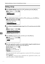 Page 248Registering Addresses and Users for Facsimile/Scanner Functions
240
7
Deleting a Group
ASelect [System Settings] using {U} or {T}, and then press the {OK} key.
BSelect [Administrator Tools] using {U} or {T}, and then press the {OK} key.
CSelect [Prgrm./Change/Delete Group] using {U} or {T}, and then press the {OK}
key.
DSelect [Delete] using {U} or {T}, and then press the {OK} key.
EEnter the registration number you want to delete using the number keys or
the Quick Dial keys, and then press the {OK}...