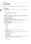 Page 76System Settings
68
2File Transfer
This section describes the user tools in the File Transfer menu under System Set-
tings.
❖Delivery Option
Enables or disables sending stored or scanned documents to the ScanRouter
delivery server.
On
 Main Delivery Server IPv4 Address 
 Sub Delivery Server IPv4 Address
Off
Specify this option when selecting whether or not to use the ScanRouter de-
livery software. If you do, you will have to preregister I/O devices in the
ScanRouter delivery software.
❖Capture Server...