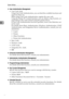 Page 88System Settings
80
2
❖User Authentication Management
User Code Auth.
Using User Code Authentication, you can limit the available functions and
supervise their use.
When using User Code Authentication, register the user code.
Using the Printer PC Control function, you can obtain a log of prints cor-
responding to the codes entered using the printer driver.
If User Code Authentication has been specified, Auto Color Selection can-
not be used.
For details about Basic Authentication, Windows Authentication,...