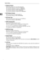 Page 56System Settings
48
2
❖Effective Protocol
Select the protocol to use in the network.
The default setting for TCP/IP is Effective.
The default setting for NetWare is Effective.
The default setting for SMB is Effective.
The default setting for AppleTalk is Effective.
❖NCP Delivery Protocol
Select the protocol for NCP delivery.
The default setting is TCP / IP Priority.
❖NW Frame Type
Select the frame type when you use NetWare.
The default setting is Auto Select.
❖SMB Computer Name
Specify the SMB computer...