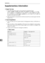 Page 82Specifications
76
9Supplementary Information
❖Bypass Tray Copy
 The following paper sizes can be selected as standard sizes:
A3L, A4KL, A5KL, B4 JISL, B5 JISKL, B6 JISL, 11×17L,
8
1/2×14L, 81/2×11KL, 51/2×81/2L, 71/4×101/2KL, 8×13L,
81/2×13L, 81/4×13K, 8KL, 16KKL, 41/8×91/2L, 37/8×71/2L, C5
EnvL, C6 EnvL, DL EnvL
 When the beeper is turned off, it will not sound if you insert paper into the
bypass tray.
❖Preset Enlarge/Reduce
 You can select one of 7 preset ratios (3 enlargement ratios, 4 reduction...