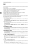 Page 102Copier/Document Server Features
92
3Edit
This section describes the user tools in the Edit menu under Copier/Document
Server Features.
Default settings are shown in bold type.
Enter the width of the binding margin with the number keys as follows:
 Metric version: 0–30 mm (in increments of 1 mm)
 Inch version: 0-1.2 (in increments of 0.1 inch)
Enter the width of the erased margin with the number keys as follows:
 Metric version: 2–99 mm (in increments of 1 mm)
  Inch version: 0.1-3.9 (in increments of...