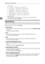 Page 110Copier/Document Server Features
100
3
Inch version:
 “Top Left”…T/B: 0.1-5.7, L/R: 0.1-5.7
 “Top Centre”…T/B: 0.1-5.7, L/R: 2.8-2.8
 “Top Right”…T/B: 0.1-5.7, L/R: 0.1-5.7
 “Bottom Left”…T/B: 0.1-5.7, L/R: 0.1-5.7
 “Bottom Centre”…T/B: 0.1-5.7, L/R: 2.8-2.8
 “Bottom Right”…T/B: 0.1-5.7, L/R: 0.1-5.7
 Page to Stamp
Sets whether to print the stamp on all pages or only the first page.
The default setting is All Pages.
Page Numbering
This section describes the user tools in the Page Numbering menu...