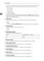 Page 86System Settings
78
2
To start an LDAP search, make sure that the items listed below are set. For
other items, check your environment and make any necessary changes.
Server Name
Search Base
Port Number
 Authentication
 Search Conditions
To use the LDAP server in Administrator Tools, select [On] under LDAP server.
This function supports LDAP Version 2.0 and 3.0. Ver 2.0 does not support
High Security authentication.
❖LDAP Search
You can specify whether or not to use the LDAP server for searching.
On...