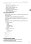 Page 81Administrator Tools
73
2
Scanner Counter
 Print Counter List for All Users
Prints the counter values for all the users.
 Clear Counter for All Users
Sets the counter value for all the users.
 Print Counter List per User
Prints the counter values for each user.
Clear Counter per User
Sets the counter value for each user.
❖User Authentication Management
User Code Auth.
Using User Code Authentication, you can limit the available functions and
supervise their use.
When using User Code Authentication,...