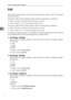 Page 106Copier / Document Server Features
98
3Edit
This section describes the user tools in the Edit menu under Copier / Document
Server Features.
Enter the width of the binding margin with the number keys as follows:
 Metric version: 0–30 mm (in increments of 1 mm)
 Inch version: 0”-1.2” (in increments of 0.1 inch)
Enter the width of the erased margin with the number keys as follows:
 Metric version: 2–99 mm (in increments of 1 mm)
  Inch version: 0.1”-3.9” (in increments of 0.1 inch)
An image of...