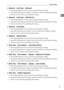 Page 51Network Settings
41
1
❖[Network] → [LAN Type] → [Ethernet]
 Web Image Monitor: Can be used for specifying the setting.
 SmartDeviceMonitor for Admin: Cannot be used for specifying the setting.
 telnet: Can be used for specifying the setting.
❖[Network] → [LAN Type] → [IEEE 802.11b]
 Web Image Monitor: Can be used for specifying the setting.
 SmartDeviceMonitor for Admin: Cannot be used for specifying the setting.
 telnet: Can be used for specifying the setting.
❖[Network] → [Host Name]
 Web Image...