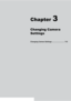 Page 111Chapter 3
Changing Camera 
Settings
Changing Camera Settings ........................... 110 
Downloaded From camera-usermanual.com Ricoh Manuals 