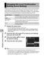 Page 174172
Changing Camera Settings5When [Level Setting] is turned on, the camera uses a level indicator 
and sounds to let you know whether the image is level. You can 
select from the following level confirmation settings. For information 
on how to use the level function during shooting, see P.62.
1Display the setup menu.
• For the operating procedure, see P.154.
• You can also press and hold the DISP. button in shooting mode to 
display the setting menu. If you pressed and held the DISP. button, 
skip to...