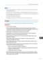 Page 147• When copying or printing onto thick paper of 161–216 g/m
2
 (60–80 lb. Cover), the copy/print
speed is slower than usual.
• Select [Thick Paper 1] or [Thick Paper 2] in [Tray Paper Settings] under the System Settings menu.
•
Even if thick paper is loaded as described above, normal operations and print quality might still not
be possible, depending on the paper type.
• Prints might have prominent vertical creases.
• Prints might be noticeably curled. Flatten out prints if they are creased or curled....