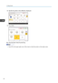 Page 468.
Specify the position where [Blank] is displayed. 9.
Press [OK]. 10.
Press the [User Tools/Counter] key. • Press [ ] on the upper-right corner of the screen to check the position on the simple screen.
2. Getting Started
44   