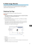 Page 1378. Web Image Monitor
This chapter describes frequently used Web Image Monitor functions and operations. For theinformation not included in this chapter, see Connecting the Machine/ System Settings
 on the
supplied CD-ROM or Web Image Monitor Help.
Displaying Top Page This section explains the Top Page and how to display Web Image Monitor.
• When entering an IPv4 address, do not begin segments with zeros. For example: If the address is "192.168.001.010", you must enter it as...