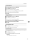 Page 231Fax Destination
223
7
To change the SUB Code
APress [Adv. Features], and then press [SUB Code].
BPress [Change] under TX SUB Code.
CEnter the new SUB Code, and then press [OK].
DTo change the password, press [Change] under Password (SID).
EEnter the new password, and then press [OK].
FPress [OK].
To change the SEP Code
APress [Adv. Features], and then press [SEP Code].
BPress [Change] under RX SEP Code.
CEnter the new SEP Code, and then press [OK].
DTo change the password, press [Change] under Password...