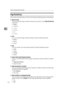 Page 124Copier / Document Server Features
114
3
Page Numbering
This section describes the user tools in the Page Numbering menu under Stamp.
❖Stamp Format
You can select the page number format given priority when [Page Numbering]
is pressed.
P1,P2…
 1/5,2/5…
 -1-,-2-…
 P.1,P.2…
1,2…
 1-1,1-2…
❖Font
You can select the page number printed in Page Numbering mode.
Font 1
Font 2
Font 3
❖Size
You can set the size of the stamp printed in Page Numbering mode.
Auto
Large
 Middle
Small
❖Duplex Back Page...