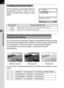 Page 120118
Shooting Functions4Set the exposure compensation steps to 
increments of 1/3 EV or 1/2 EV in [1. EV 
Steps] of the [ACustom Setting 1] menu 
(p.89).
You can take three consecutive images at three different exposure levels 
when the shutter release button is pressed. The first image is exposed with 
no compensation, the second image is underexposed (negative 
compensation) and the third image is overexposed (positive 
compensation).
You can set [7. Auto Bracketing Order] in the [A Custom Setting 1]...