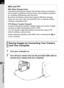 Page 296294
Connecting to a Computer10
1Turn your computer on.
2Turn off your camera and use the provided USB cable to 
connect your camera and your computer.
Saving Images by Connecting Your Camera 
and Your Computer
MSC and PTP
MSC (Mass Storage Class)
A general-purpose driver program that handles devices connected to 
the computer via USB as a memory device. Also indicates a standard 
for controlling USB devices with this driver.
By simply connecting a device that supports USB Mass Storage 
Class, you can...