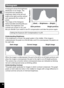 Page 3028
1Getting Started
A histogram shows the brightness 
distribution of an image. The 
horizontal axis represents 
brightness (dark at the left and 
bright at the right) and the vertical 
axis represents the number of 
pixels.
The shape of the histogram 
before and after shooting tells you 
whether the brightness and 
contrast are correct or not, and 
lets you decide if you need to use EV compensation and take the picture again.
Understanding Brightness
If the brightness is correct, the graph peaks in the...