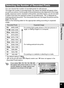 Page 9189
3Taking Pictures
You can choose the number of recorded pixels for still pictures.
The larger the number of recorded pixels, the clearer the details will appear when 
you print your picture. As the quality of the printed picture also depends on the image 
quality, exposure control, resolution of the printer, and other factors, you do not need 
to select more than the required number of recorded pixels.  h is adequate for 
making postcard-size prints. The more pixels  there are, the larger the picture...