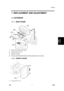 Page 1177Exterior 
SM 1 B792 
B792 
Finisher 
1.  REPLACEMENT AND ADJUSTMENT 
1.1   EXTERIOR 
1.1.1 MAIN FRAME 
 
1.  Plug out the 500-sheet finisher. 
2.  Output tray [A] (
 x 2) 
3.  Bracket cover [B] 
4.  Remove the 500-sheet finisher [C]  while pulling the lock lever [D]. 
1.1.2 FRONT COVER 
 
1.  Front cover (
 x 2)  