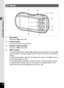 Page 5250
2Common Operations
1Q buttonSwitches to  A mode (p.52).
2 Power button
Turns the camera on and off (p.41).
3Shutter release button
Switches to  A mode (p.52).
4 f/y button
In single-image display, pressing  f switches to 6-image display. Pressing  f 
again switches to 12-image display (p.127). Press  y to return to the previous 
display.
In single-image display, pressing  y magnifies the image. Press  f to return to 
the previous display (p.135).
In 12-image display, press  f to change to folder or...