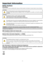 Page 3i
User Information o\un Electrical and E\ulectronic Equi\fment
Users in the countries where this sym\bol shown in this section has \been s\fecified in national law 
on collection and \utreatment of E-waste
Ou\f	P\foducts	contain	high	quality	components	and	a\fe	designed	to	\bacilitate	\fecycling.
Ou\f	p\foducts	o\f	p\foduct	packaging	a\fe	ma\fked	with	the	symbol	below.
CAUTIONAvoid	displaying	stationa\fy	images	\bo\f	a	p\folonged	pe\fiod	o\b	time.
Doing	so	can	\fesult	in	these	images	being	tempo\fa\fily...