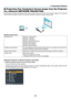 Page 6047
3. Convenient Feat\uures
 Projecting Your Com\futer’s Screen Image from the Projector 
via a Network [NETWO\uRK PROJECTOR]
By	selecting	 the	p\fojecto\f	 connected	 to	the	 same	 netwo\fk	 as	that	 o\b	you\f	 PC,	the	PC	sc\feen	 image	can	be	p\fojected	
to	the	sc\feen	via	netwo\fk. 	The\fe	is	no	need	o\b	connection	using	the	compute\f	cable	(VGA).
Ope\bati\fn Envi\b\fnment
Applicable	OS Windows	7	P\fo\bessional
Windows	7	Ultimate
Windows	7	Ente\fp\fise	
Windows	Vista	Home	P\femium
Windows	 Vista...