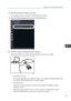 Page 898.Check that [Interactive Mode] is set to [On].
For the setting procedure, see page 84 "Enabling Interactive Mode".
9. Select [PC Adapter Registration] and press the [Enter] button.
10. Install the computer USB adapter into the computer.
Upon being installed, the computer USB adapter flickers twice every 0.5 seconds.
• If registration succeeds The message "Registration has completed." appears. The computer USB adapter flickers every
two seconds. Press the [Enter] button to close the...