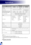 Page 8482
• This model complies with the above specifications.
• Designs and specifications are subject to change without notice.
•  This model may not be compatible with features and/or specifications that may be added in the future.
Note
■ Separately sold product
PJ Replacement Lamp Type 16
ItemModel Name
PJ X5460 PJ WX5460 PJ HD5450
DLP chip 0.55” XGA0.65” WXGA 0.65” 1080P
Lamp Type 260W
Projection Lens Manual Zoom (1.1x) and Manual Focus
Manual Zoom(1.2x) 
and Manual Focus
Projection Distance (Focus range)...