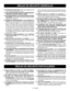 Page 194 – Français
RÈGLES DE SÉCURITÉ GÉNÉRALES
 PROTÉGEZ VOTRE OUÏE. Portez des protège-tympan 
lors d’un usage prolongé de l’outil.

 LES LAMES TOURNENT SUR LEUR LANCÉE PENDANT 
QUELQUES INSTANTS APRÈS L’ARRÊT.

 N’UTILISEZ JAMAIS L’OUTIL DANS UNE ATMOSPHÈRE 
EXPLOSIVE.  Les étincelles normales du moteur pourraient 
enflammer les vapeurs.

 INSPECTER RÉGULIÈREMENT LES CORDONS DE 
L’OUTIL.  Faire remplacer tout commutateur défectueux 
par un technicien qualifié ou un centre de réparations 
agréé. Le fil à...