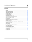 Page 63Contents
3-i
3
Initial System Programming
Overview  . . . . . . . . . . . . . . . . . . . . . . . . . . . . . . . . . . . . . . . . . . . . . . . . . . . . . . . . . .   3-1
System Programming Basics . . . . . . . . . . . . . . . . . . . . . . . . . . . . . . . . . . . . . . . . . . .   3-1
Using System Programming  . . . . . . . . . . . . . . . . . . . . . . . . . . . . . . . . . . . . . . . . . . .   3-2
Programming Overlays   . . . . . . . . . . . . . . . . . . . . . . . . . . . . . . . . . . . . . ....