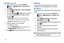 Page 8782
Recording a new sound
1.From the Home screen, press the Left Soft Key 
Menu ➔  Media Center ➔ Tunes & Tones ➔ 
My Sounds.
2.Use the   
Directional Key to highlight Record New, 
then press  . 
3.Press the 
Left Soft Key  RecTime to set the recording 
time. Use the 
Directional Key to highlight an option, 
then press  :
 Limit for Send: Set the time limit for the new sound to 1 
minute, suitable for sending in a Voice or Picture Message.
: Remove time limit for the new sound.
4.Use these actions to...