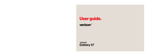 Page 1User guide.
Guía del
usuario.
User guide.
GH68-45567A   Printed in USA
SM-G930V Galaxy S7-UG-PO-CVR-6x4-V3-F-R2R.indd   All Pages2/22/16   10:18 AM 