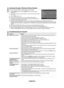 Page 57
English - 

Listening through a Receiver (Home theater)
You can listen to sound through a receiver instead of the TV speaker.
1.	Press the TOOLS button. Press the ENTERE button to select “Anynet+ (HDMI-CEC)”.
2.	Press the ▲ or ▼ button to select “Receiver”. Press the ◄ or ► button to select “On” or “Off”.
3.	Press the EXIT button to exit.
If your receiver supports audio only, it may not appear in the device list.
The receiver will work when you have properly connected the Optical IN jack of...