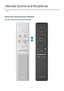 Page 33- 27 -
Remote Control and Peripherals
You can control TV operations with your Samsung Smart Remote. Pair external devices such as a keyboard for ease 
of use.
About the Samsung Smart Remote
Learn about the buttons on the Samsung Smart Remote. 