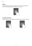 Page 22Basics
22
Flicking
Flick left or right on the Home screen or the Apps screen to see another panel. Flick up or 
down to scroll through a webpage or a list of items, such as contacts.
Spreading and pinching
Spread two fingers apart on a webpage, map, or image to zoom in a part. Pinch to zoom out.   