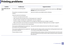 Page 2792796.  Troubleshooting
Printing problems
ConditionPossible causeSuggested solutions
The machine does not 
print. The machine is not receiving power.
Connect the machine to the electricity supply first. If the machine has a   (Power/
Wakeup ) button on the control, press it. 
The machine is not selected as the default 
machine. Select your machine as your default machine in Windows.
Check the machine for the following:
• The cover is not closed. Close the cover.
• Paper is jammed. Clear the paper jam (s...