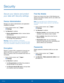Page 113108Security
Secure your device and protect 
your data with Security settings.
Device Administration
Manage your device administrators and application 
installation privileges.
1.
 F
rom a Home screen, tap 
 Apps > 
 Settings .
2.
 T

ap Security for options:
• Device administrators: Add or remove device 
administrators.
• Unknown sources: Enable installation of 
non -
G
 oogle Play applications.
Warning: Enabling installation of third-party 
applications can cause your device and personal data 
to be...