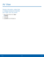 Page 9994Air View
Preview information, extend text, 
or enlarge pictures by hovering 
your finger over the screen.
1. From a Home screen, tap  Apps > 
 Settings.
2.
 T

ap Air view.
3.
 
T

ap ON/OFF to turn the feature on.
Air View 
Settings  