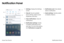 Page 3525Notification Panel
Know Your Device
1. Settings : Display the Settings 
screen.
2.
 
V
 iew all : See all available 
Quick settings, adjust screen 
brightness, and more.
3.
 
C
 lear notifications : Clear all 
notifications.
4.
 
N
 otification settings : Enable 
or disable notifications from 
each app. For more information, 
see “Notifications” on page  155.5.
 N otification card: View details 
about a notification.
6.
 
Q
 uick settings: Quickly enable 
or disable a feature.
3 1
Notification Panel
2...
