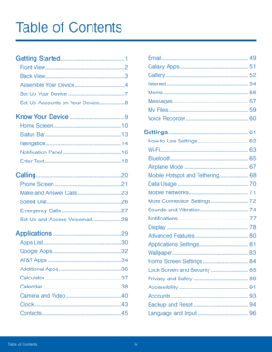 Page 5Table of Contents
 
...........................................................
..........................................
..................................................
iv  
Table of Contents  