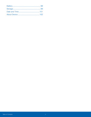 Page 6v  
Table of Contents  