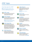 Page 40AT&T  A p p s
 
Enjoy these apps from AT&T®. 
Note: Certain apps require a data plan or paid 
subscription. Visit att.com to learn more or contact 
your service provider for additional information. 
AT&T  L o c ke r 
Store, share, and sync all of your photos, 
videos, and documents in one safe, 
convenient place: the AT&T cloud. 
AT&T Navigator 
Get access to real-time GPS apps. These 
apps not provide turn-by-turn navigation, 
but also access local searches. 
Note : You must have a data plan to use...