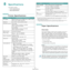 Page 47Specifications
8.1
8 Specifications
This chapter includes:
• Printer Specifications
• Paper Specifications
Printer Specifications
ItemSpecifications and Description
Print speed*Black and white: Up to 16 PPM in A4 (17 PPM in Letter)
Color: Up to 4 PPM in A4(Letter)
Resolution Up to 2400 x 600 dpi effective output
First print out time From ready Black and white: Less than 14 seconds
Color: Less than 26 seconds
From coldboot
Black and white: Less than 45 seconds
Color: Less than 57 seconds
Warm-up time Less...