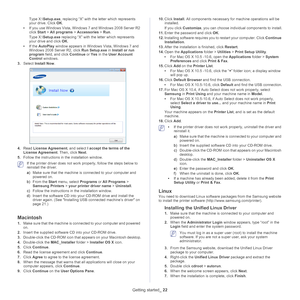 Page 22Getting started_ 22
Type X:\Setup.exe , replacing “X” with the letter which represents 
your drive. Click  OK.
• If 
you use Windows Vista, Windows 7 and Windows 2008 Server R2 
click  Start  > All programs  > Accessories  > Run.
Type X:\ Setup
 .exe replacing “X” with the letter which represents 
your drive and click  OK.
• If
 the  AutoPlay  window appears in Windows Vista, Windows 7 and 
Windows 2008 Server R2, click  Run Setup.exe  in Install or run 
program  field, and click  Continue or Yes  in the...