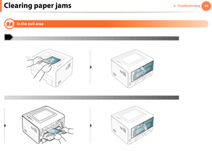 Page 60Clearing paper jams604. Troubleshooting

4 
In the exit area
Downloaded From ManualsPrinter.com Manuals 