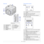 Page 13
1.3   
Rear view
1
control board cover6 duplex unit
2network port7 power receptacle
3
USB port8 power switch
4parallel port9 rear cover
5optional tray 2 cable 
connector
*  The figure above shows an ML-3051ND with 
all available options.
Control panel overview
ML-3050
ML-3051N and ML-3051ND
1 To n e r  S a v e
: Allows you to save on toner by using less toner 
in printing.
2 Demo : Allows you to print a demo page.
3
Stop: Stops an operation at any time.
4
Status : Shows the status of your printer. See...